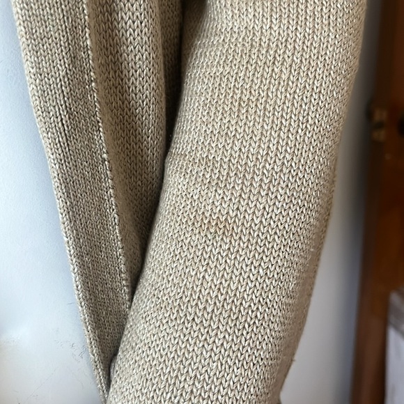 Lafayette 148 Knitted Open Front Cardigan Pockets Size L - Picture 3 of 11